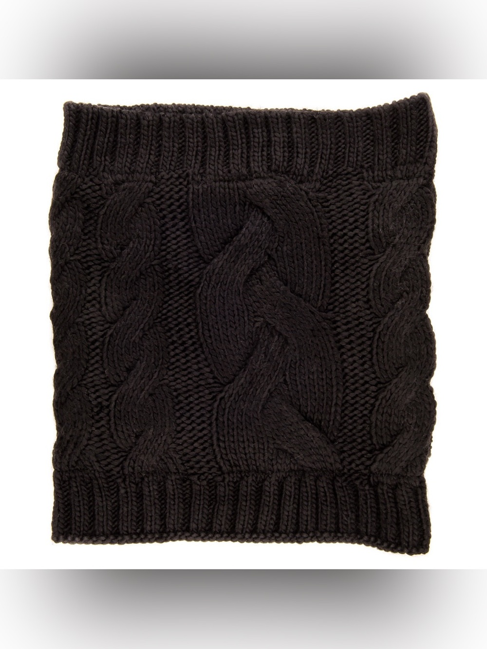 Noble Mount Mens Cable Knit Toaster Snood Scarf